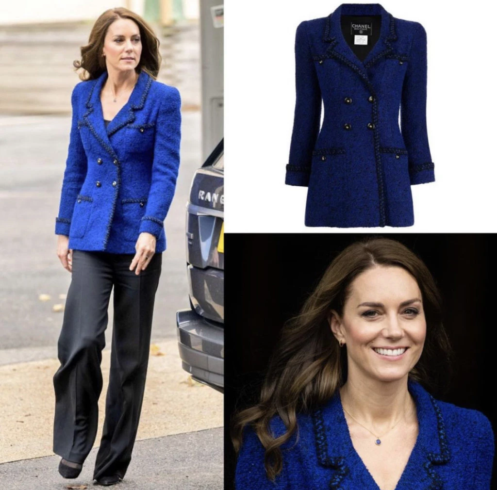 El look de Kate Middleton en Londres. Foto: @katemiddleton_fashion.