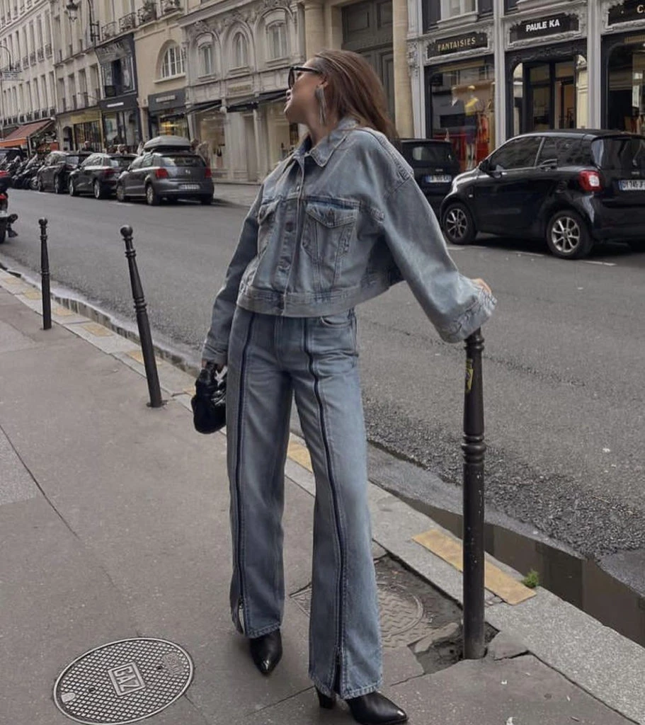 Jeans acampanados, Foto: Instagram. 