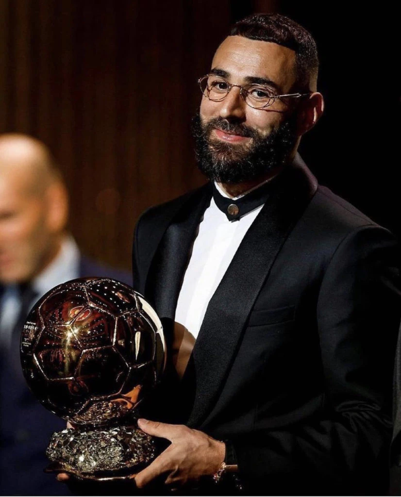 Karim Benzema el ganador del Balón de Oro 2022. Foto: Instagram.