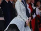 Kate Middleton y sus faldas al viento. Foto: Pinterest.
