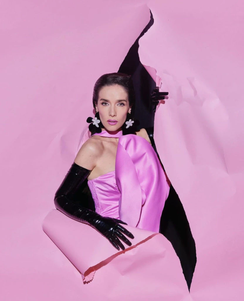 Natalia Oreiro y su look barbiecore. Foto: Instagram.