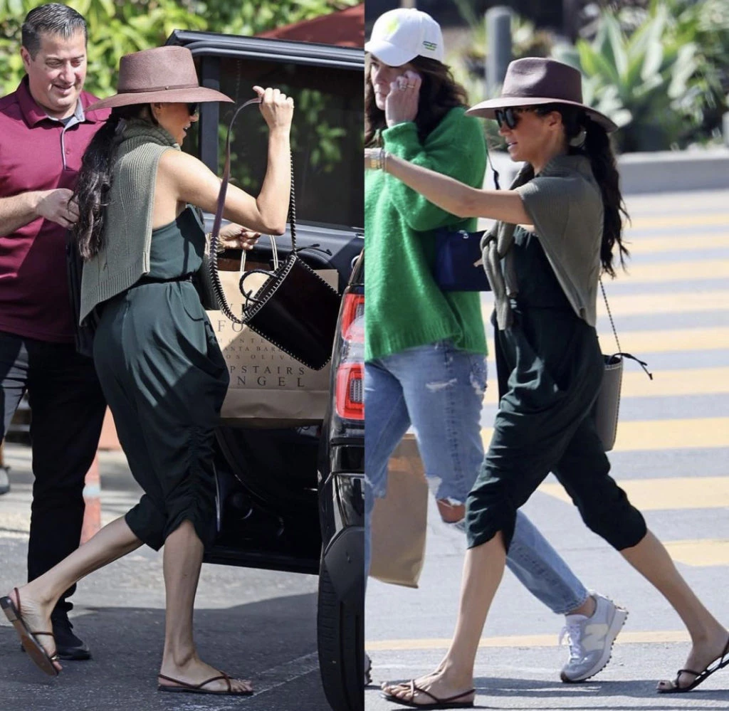 El look urbano de Meghan Markle. Foto: Instagram.