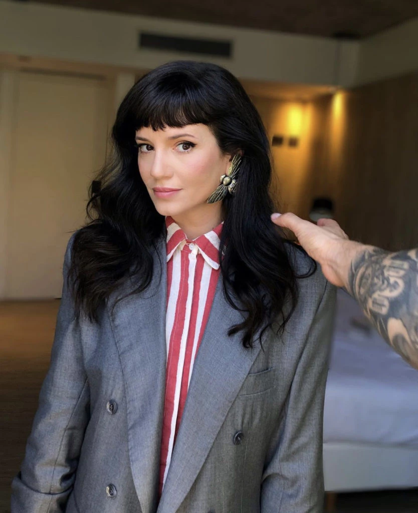 Griselda Siciliani y su look con impronta masculina. Foto: Instagram.