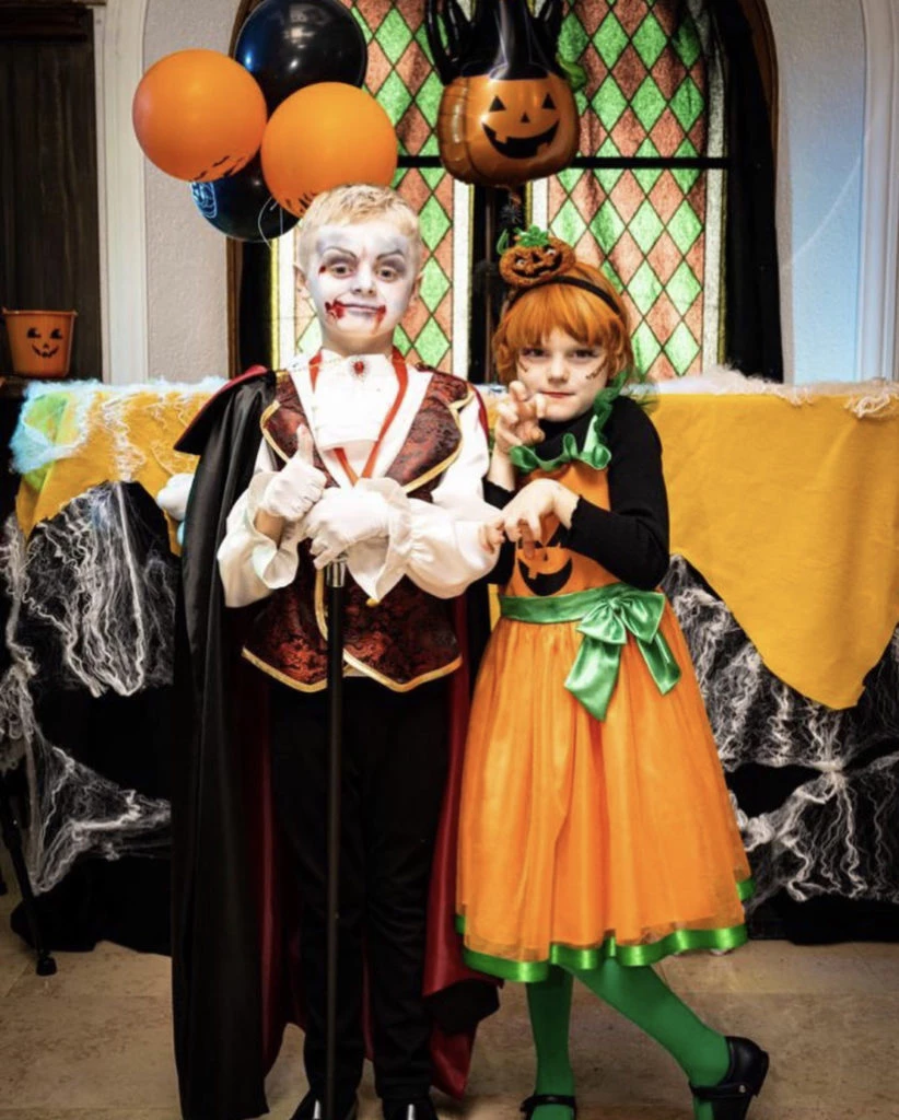 Jacques y Gabriella celebraron Halloween. Foto: Instagram.