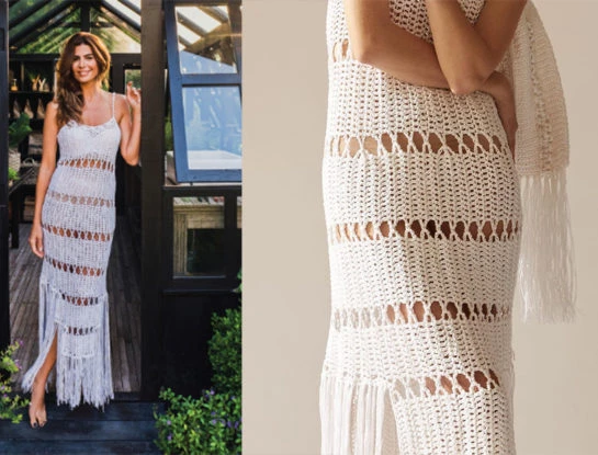 De dónde es el look folk chic que eligió Juliana Awada para la tapa de su libro