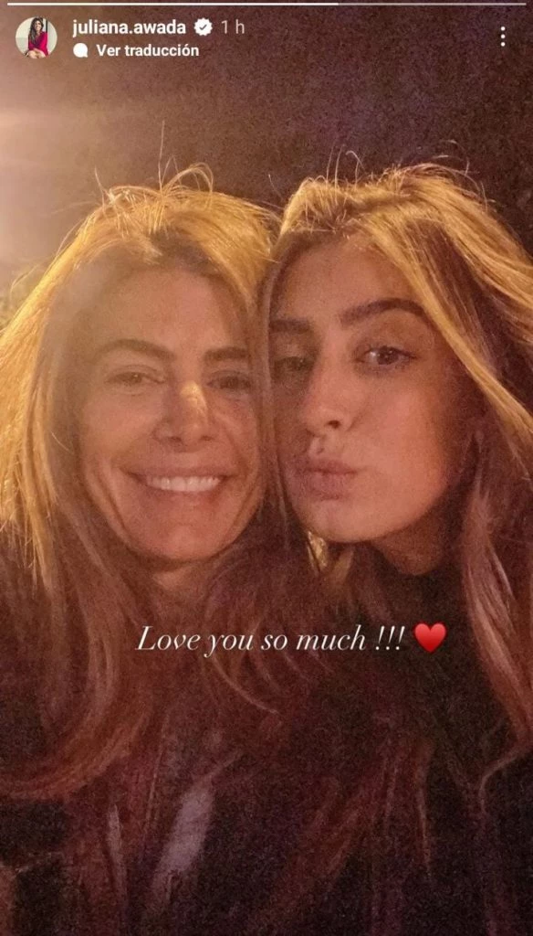 Juliana Awada compartió una foto junto a su hija Valentina