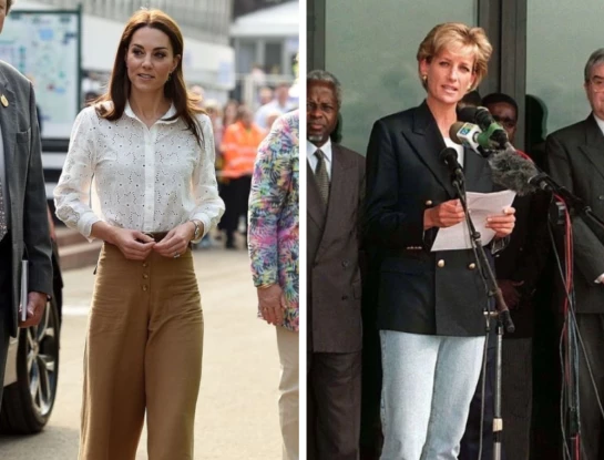 Las zapatillas preferidas de Kate Middleton son las mismas que las de Lady Di