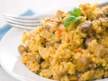 risotto con hongos y cordero la receta favorita del rey Carlos III