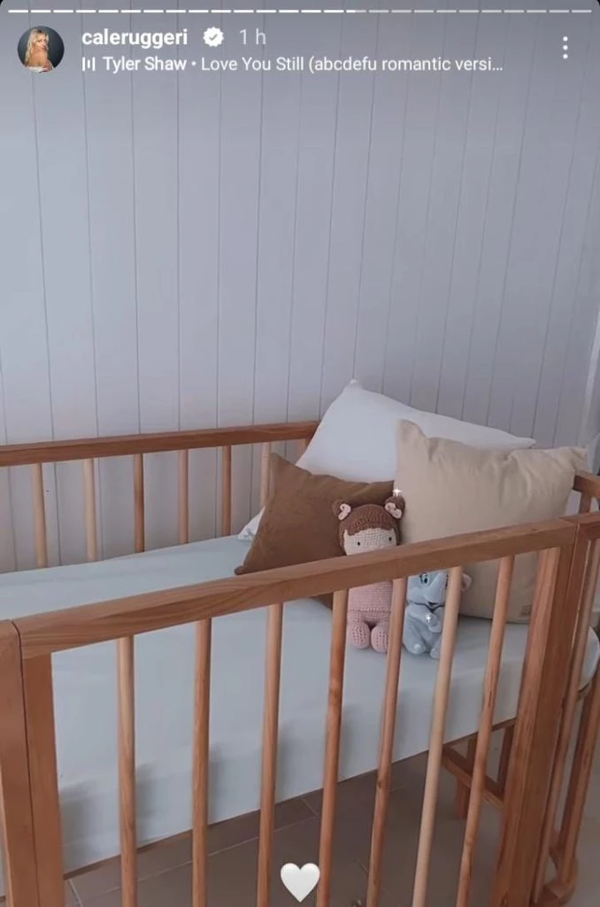 La tierna cuna de Vita, la hija de Cande Ruggeri