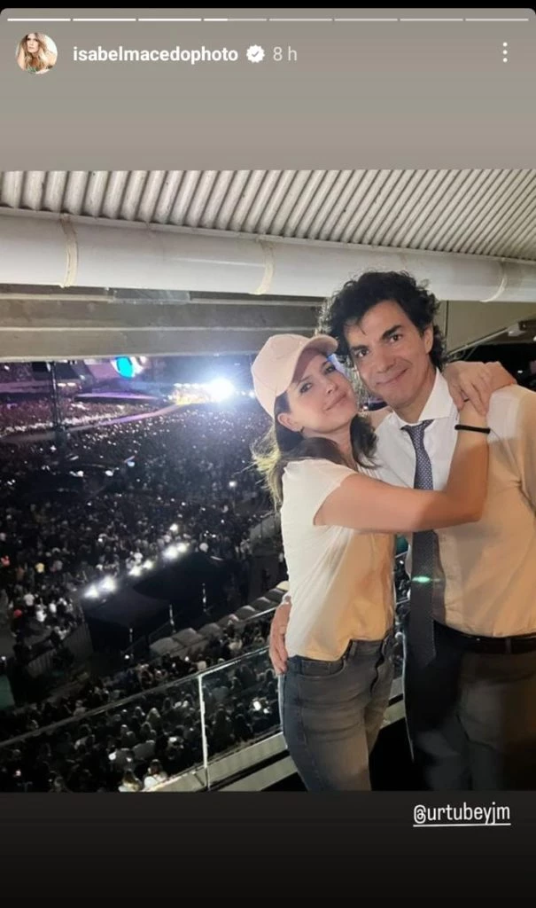 Los looks de Isabel Macedo y Juan Manuel Urtubey en el show de Coldplay