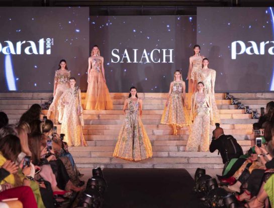 Javier Saiach y la colección ultra romántica que presentó en el Desfile de Para Ti 100 Años