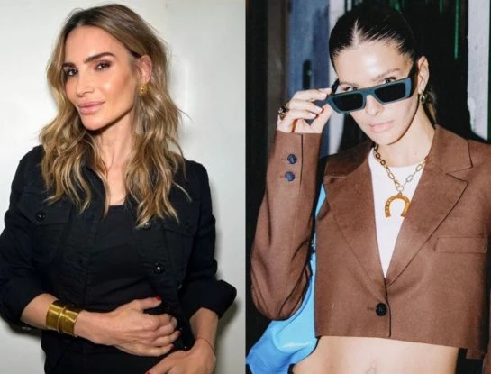 María Vázquez y la China Suárez coincidieron con un look vintage