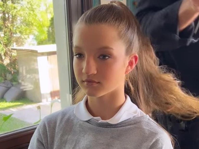 Allegra Cubero debutó como modelo