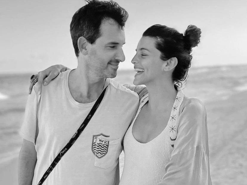 Calu Rivero con su novio Aíto de la Rúa