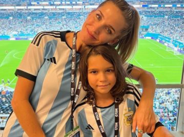 El hijo de Soledad Fandiño conoció a Leo Messi