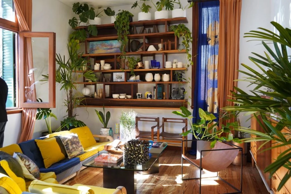 El living de Casa Planta. 