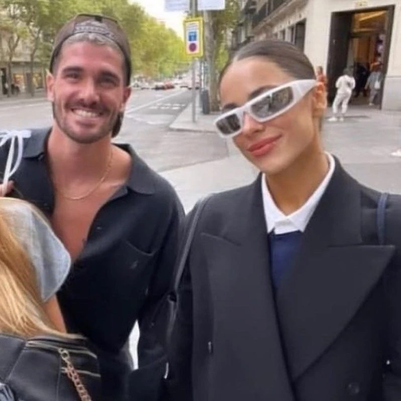 Tini y Rodrigo de Paul juntos en Madrid