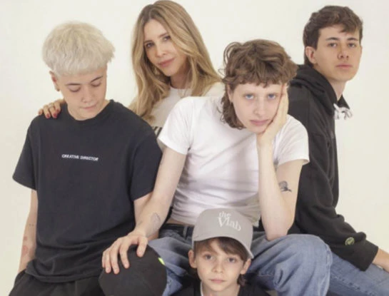 Así están Dante, Paloma, Helena y Lolo, los hijos de Guillermina Valdés: posaron juntos por el Día de la Madre