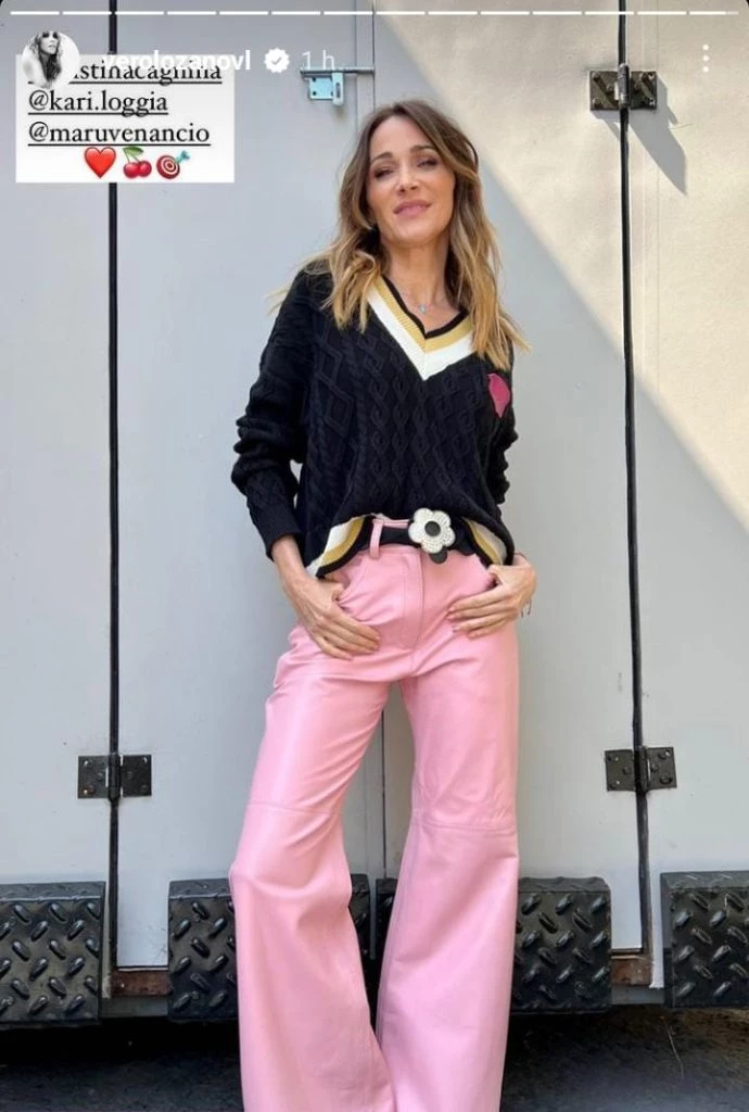 Verónica Lozano mostró su look canchero