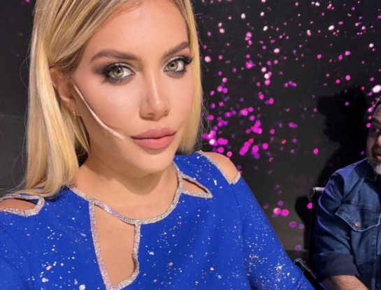 Los dos looks súper glam con los que se lució Wanda Nara en el último programa de Quién es la Máscara