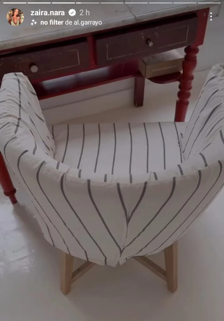 El sillon tapizado de Zaira Nara