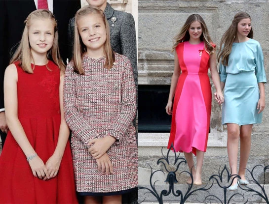 Leonor y Sofía: la evolución del estilo de las hijas de Letizia y Felipe