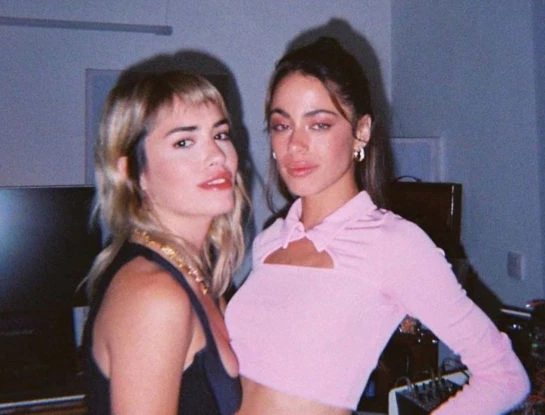 Así fue el reencuentro entre Lali Espósito y Tini Stoessel en el show de Nathy Peluso
