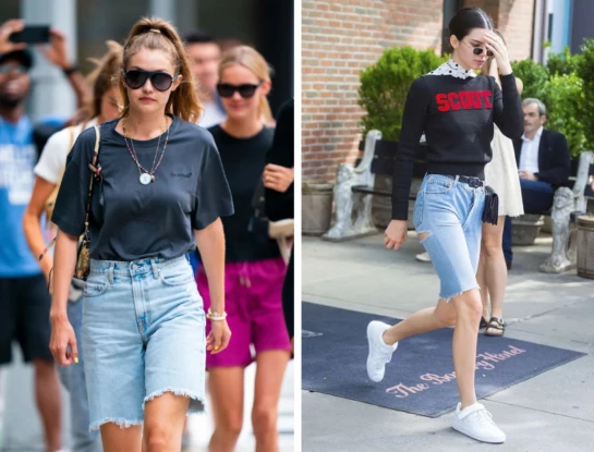 Bermudas de jean