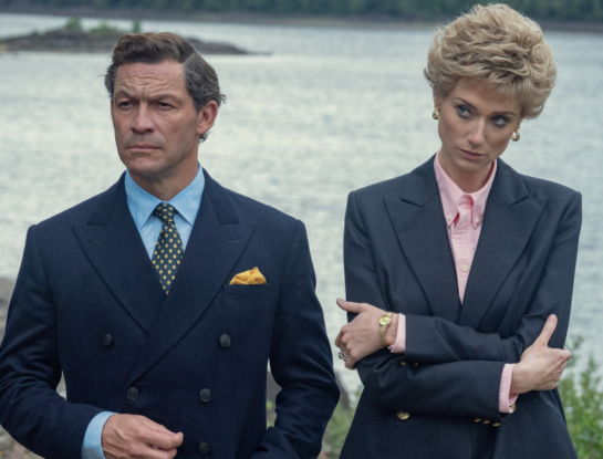 "El Camillagate" en The Crown: el escándalo real que llevó a Lady Di a usar el "vestido de la venganza"