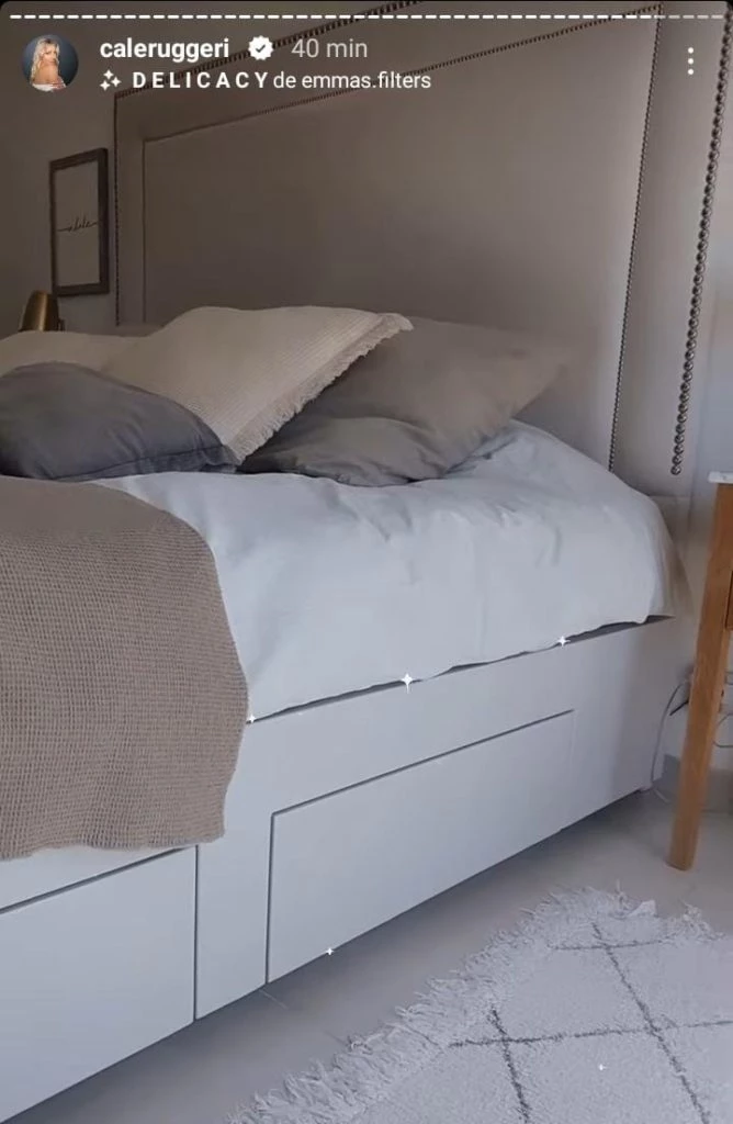 Cande Ruggeri mostró la deco de su habitación