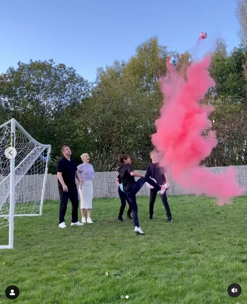Maxi Lopez y Daniela Christiansson