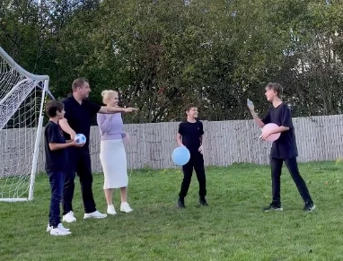 Maxi Lopez y Daniela Christiansson