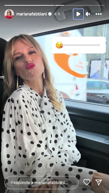 Mariana Fabbiani lució un vestido a lunares, la estampa favorita de Kate Middleton