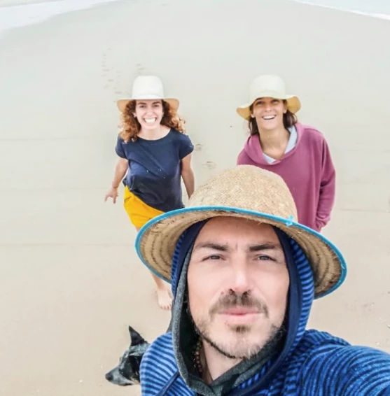 juana viale, césar y victoria césperes