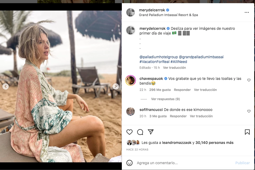 las divertidas vacaciones de Paula Chaves y Mery del Cerro en Brasil