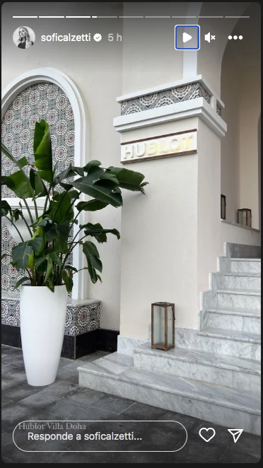 Las fotos soñadas de los días en Qatar de Sofía Calzetti, la novia del Kün Agüero