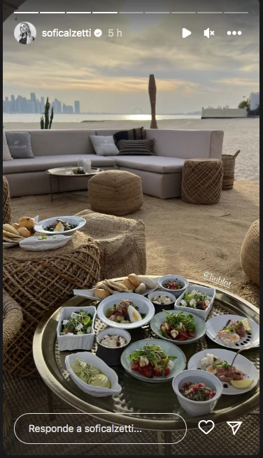 Las fotos soñadas de los días en Qatar de Sofía Calzetti, la novia del Kün Agüero