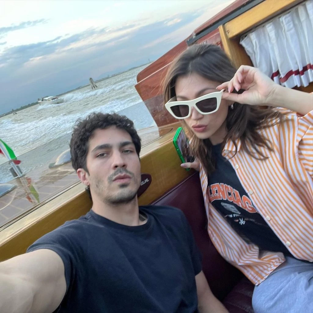 Chino Darín y su novia en Venecia