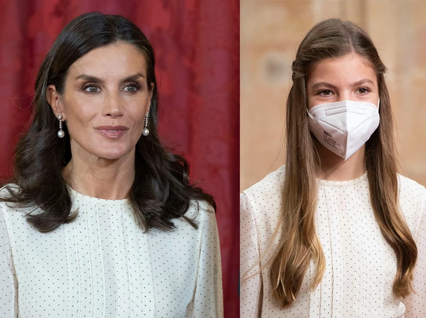 Look letizia y leonor