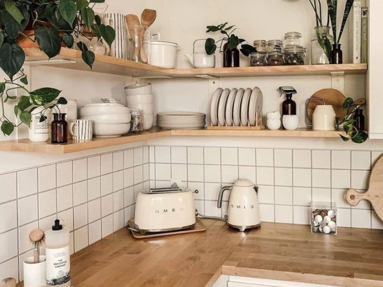 Estantes de cocinas: por qué incorporar este recurso decorativo y funcional  – Revista Para Ti