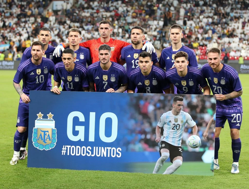 El gesto de la Selección con Gio lo Celso