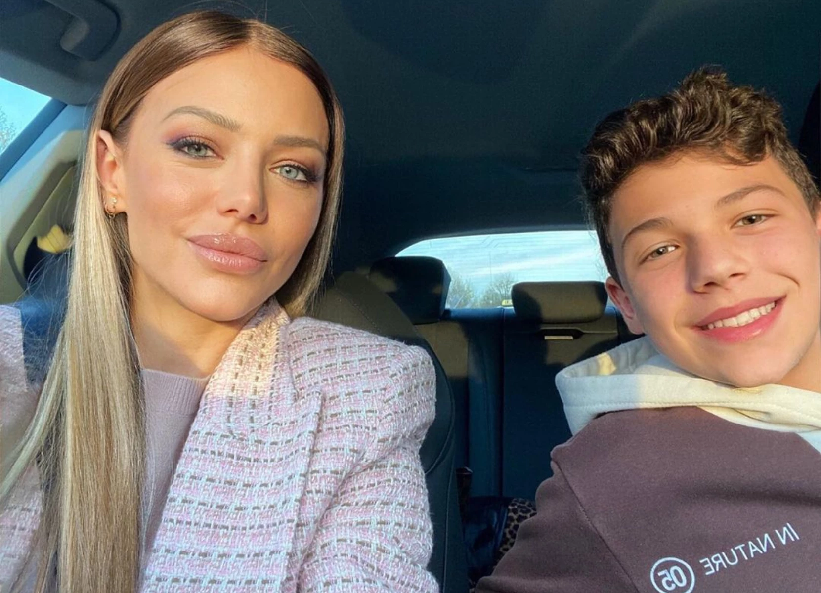 Evangelina Anderson sorprendió a su hijo mayor Bastian con un regalo muy especial previo al Mundial