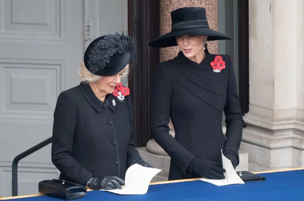 Kate Middleton estrenó una joya de más de 16 mil euros en el Día del Recuerdo a los caídos