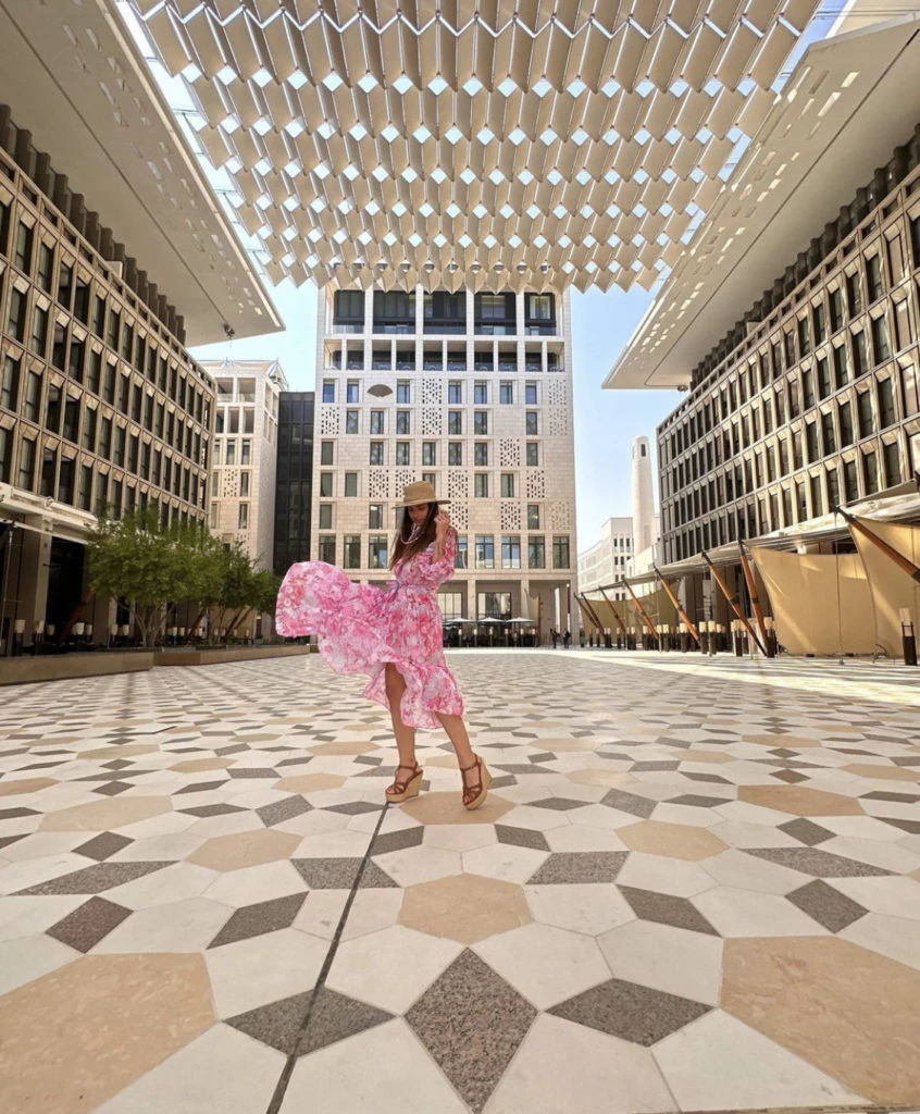 China Suárez en Qatar. Foto: Instagram.