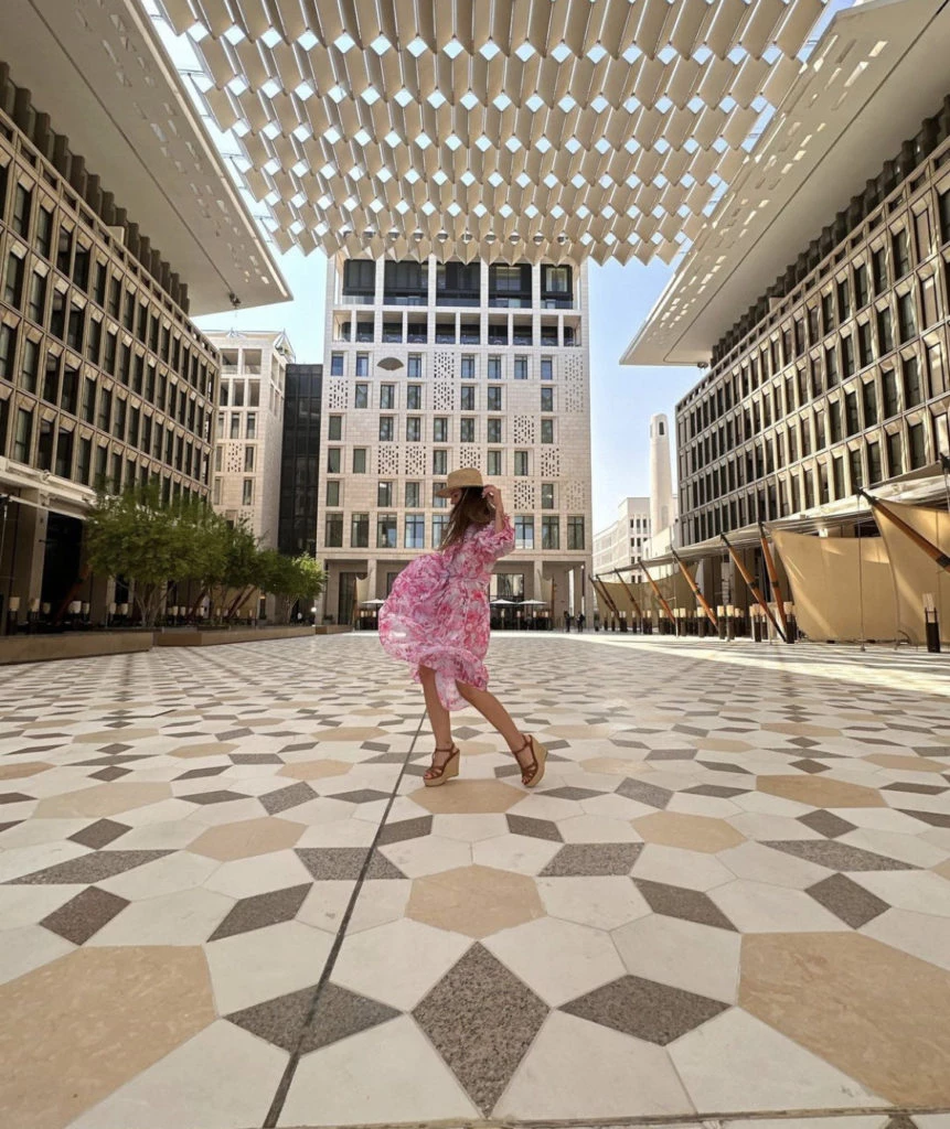 China Suárez en Qatar. Foto: Instagram.