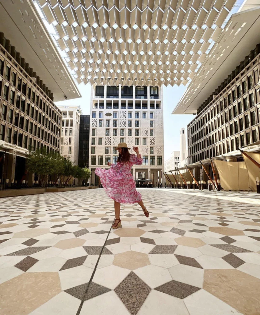 China Suárez en Qatar. Foto: Instagram.