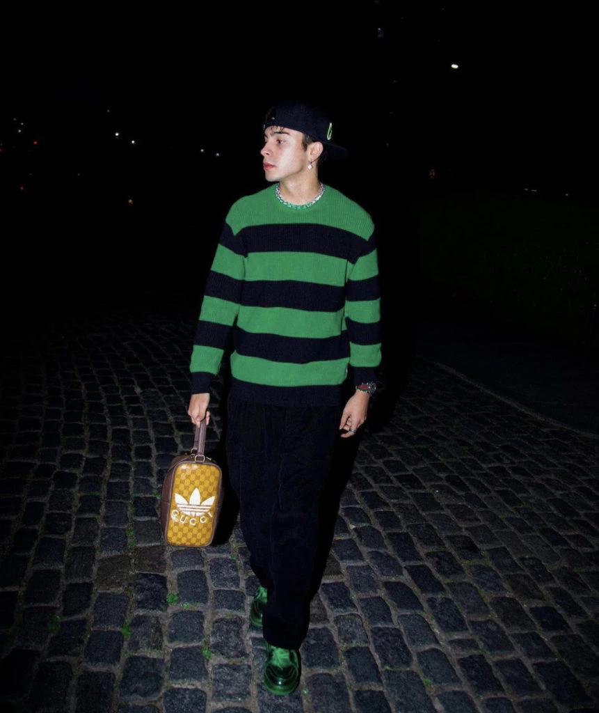 Rusherking usó las mismas zapatillas Louis Vuitton que la China Suárez. Foto: Instagram.