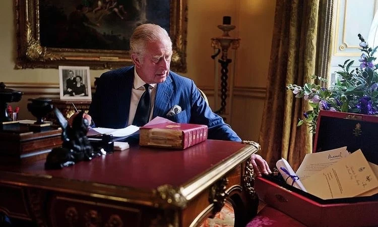 El rey Carlos III. Foto: Instagram.