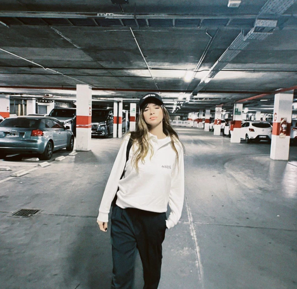 La China Suárez en el show de Coldplay. Foto: Instagram.