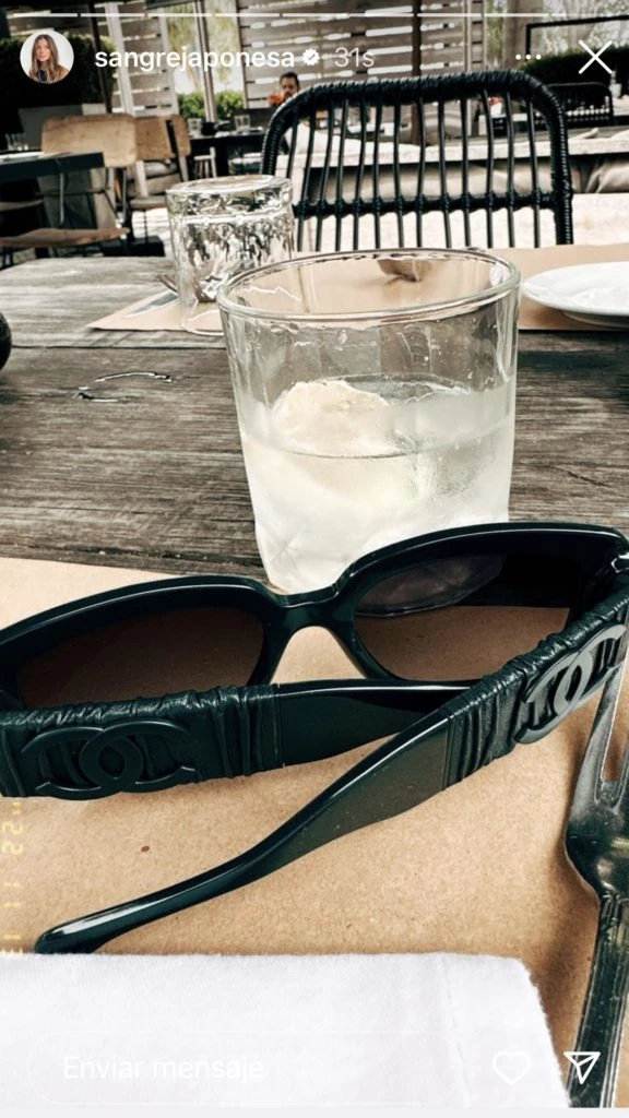 La China Suárez y sus lentes Chanel. Foto: Instagram.